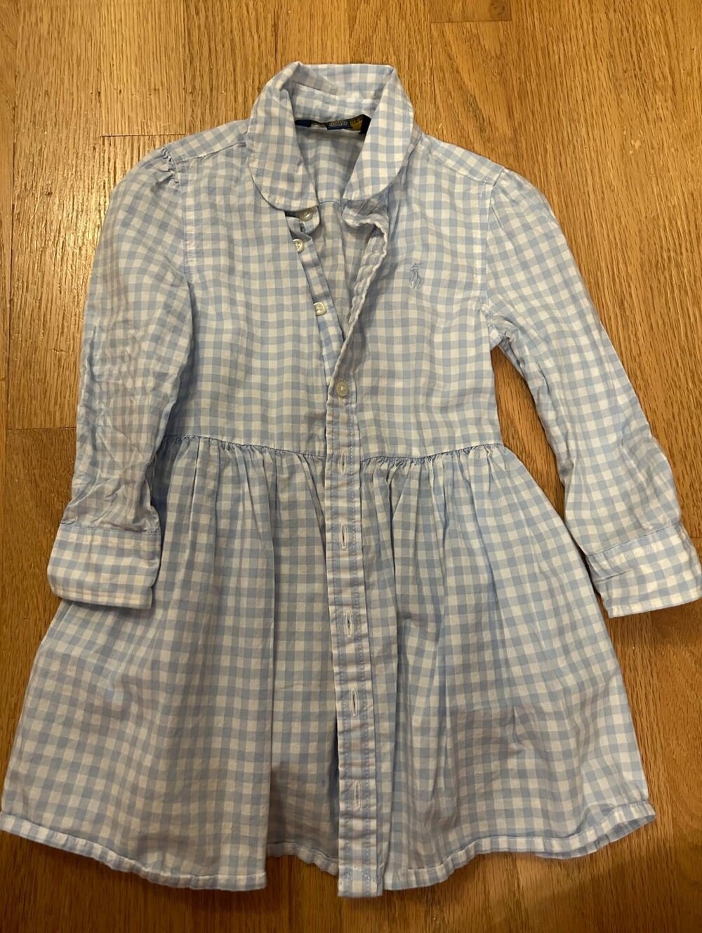 Polo Ralph Lauren Blue Gingham Dress